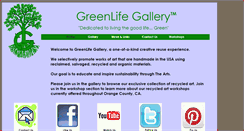 Desktop Screenshot of greenlifegallery.com